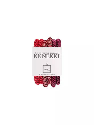 KKNEKKI | Haargummi 6er Pkg BUNDLE 14 | dunkelrot