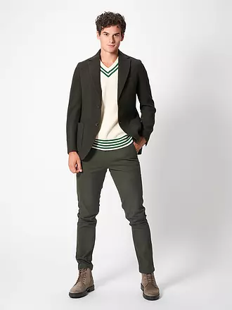 KNOWLEDGE COTTON APPAREL | Chino LUCA | dunkelgrün