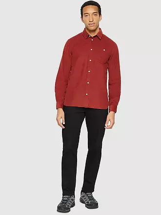 KNOWLEDGE COTTON APPAREL | Hemd Regular Fit | dunkelrot
