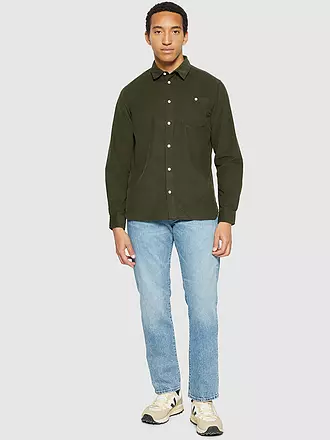KNOWLEDGE COTTON APPAREL | Hemd Regular Fit | dunkelrot
