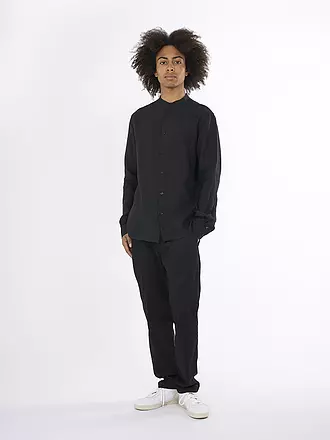 KNOWLEDGE COTTON APPAREL | Leinenhemd | schwarz
