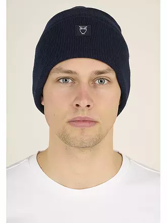 KNOWLEDGE COTTON APPAREL | Mütze - Haube Leaf | blau
