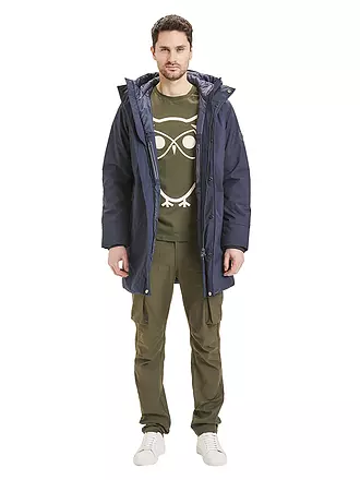 KNOWLEDGE COTTON APPAREL | Softshell Parka | olive