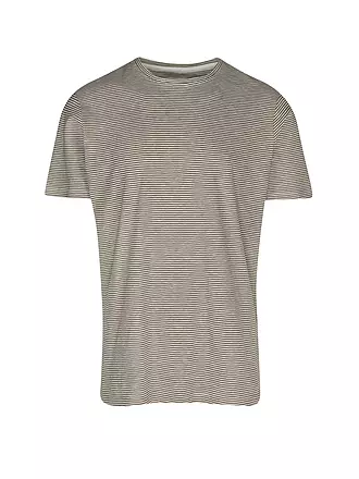 KNOWLEDGE COTTON APPAREL | T-Shirt NARROW | braun