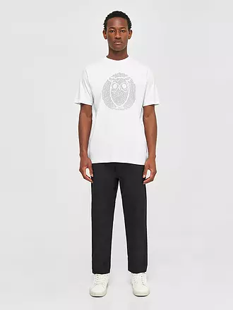 KNOWLEDGE COTTON APPAREL | T-Shirt OWL | blau