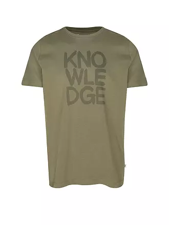 KNOWLEDGE COTTON APPAREL | T-Shirt | olive