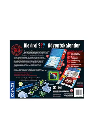KOSMOS | Die drei Fragezeichen - Adventskalender 2023 | keine Farbe