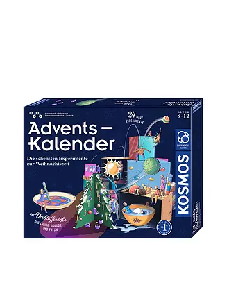 KOSMOS | Experimente Adventskalender 2023 | keine Farbe