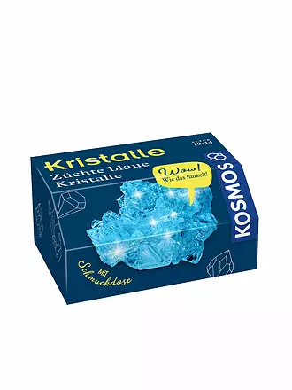 KOSMOS | Kristalle blau -  Züchte blaue Kristalle | keine Farbe