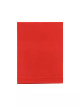 KRACHT | Geschirrtuch 50x70cm Piquet / Frottier Gelb | rot