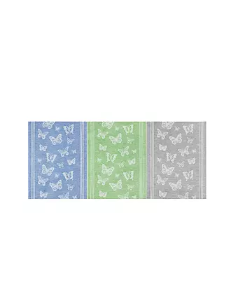 KRACHT | Halbleinen Jacquardtuch 3er Pkg Pusteblume | bunt