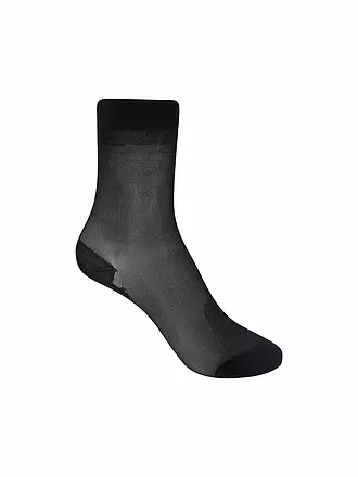 KUNERT | Feinstrumpfsocken black | grau