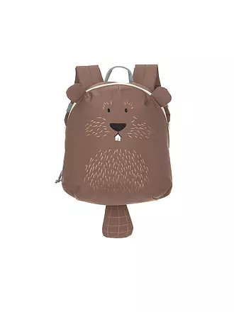 LÄSSIG | Kindergarten Rucksack Tiny About Friends Beaver | braun