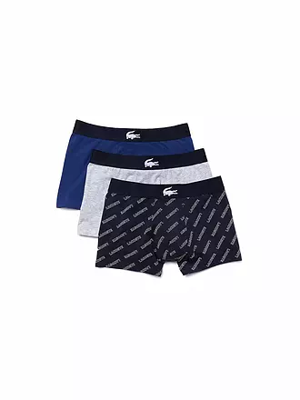 LACOSTE | Pants 3er Pkg blau grau gemustert | bunt
