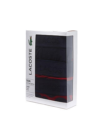 LACOSTE | Pants Valentine's 3er Pkg rot gemustert | rot