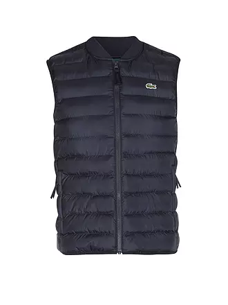 LACOSTE | Steppgilet | blau