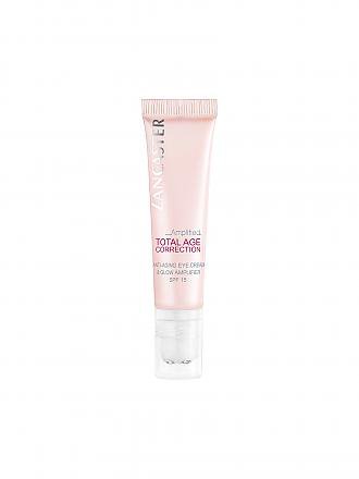 LANCASTER | Total Age Correction Anti Aging Eye Cream & Glow Amplifier SPF15 15ml | keine Farbe