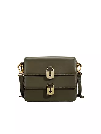 LANCEL | Ledertasche - Umhängetasche IDYLLE | olive