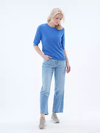 LANIUS | Jeans Relaxed Fit 7/8 | dunkelblau