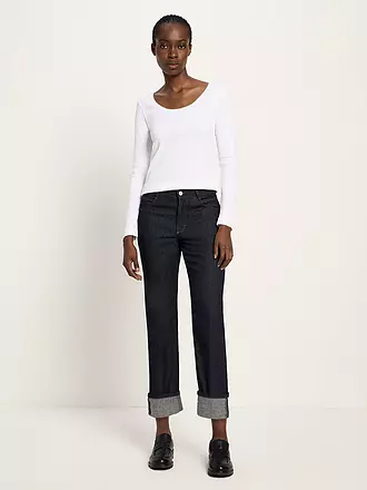 LANIUS | Jeans Straight Fit 7/8 | dunkelblau