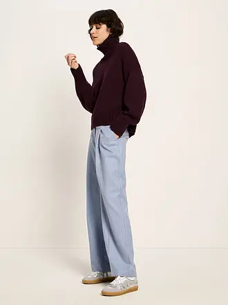 LANIUS | Rollkragenpullover | dunkelrot
