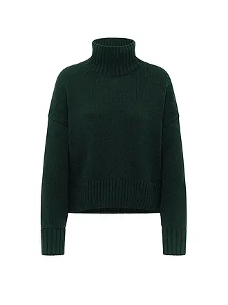 LANIUS | Rollkragenpullover | dunkelgrün