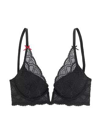 LASCANA | BH gefüttert MIRABELLA black | hellblau
