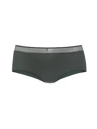 LASCANA | Panty PERFECT BASIC cream | dunkelgrün