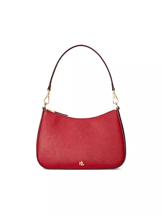 LAUREN RALPH LAUREN | Ledertasche - Henkeltasche DANNI 26 Medium | dunkelgrün