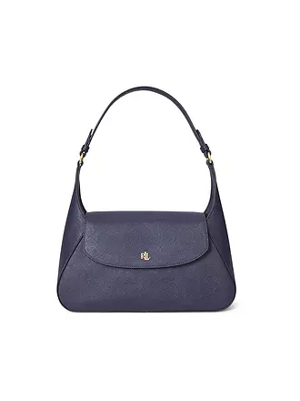 LAUREN RALPH LAUREN | Ledertasche - Schultertasche SCHYLA Medium | dunkelblau