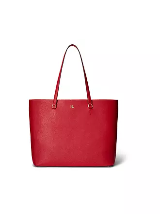 LAUREN RALPH LAUREN | Ledertasche - Shopper KARLY TOTE Large | dunkelgrün