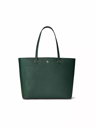 LAUREN RALPH LAUREN | Ledertasche - Shopper KARLY TOTE Large | dunkelgrün