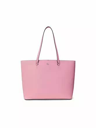 LAUREN RALPH LAUREN | Ledertasche - Shopper KARLY TOTE Large | rosa