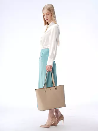 LAUREN RALPH LAUREN | Ledertasche - Shopper KARLY TOTE Large | rosa