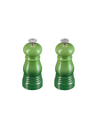 LE CREUSET | Acrylmühlen-Set klein 12,5cm (Perlgrau) | grün