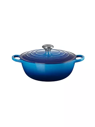 LE CREUSET | Bräter 28cm La Marmite SIGNATURE Nectar | blau