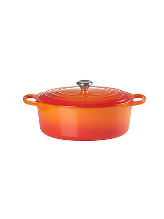 LE CREUSET | Bräter oval 29cm SIGNATURE Azure | orange