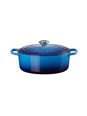 LE CREUSET | Bräter oval 29cm SIGNATURE Azure | grün