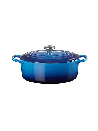 LE CREUSET | Bräter oval 29cm SIGNATURE Schwarz | blau