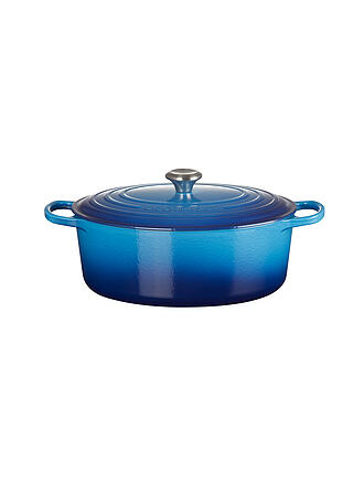 LE CREUSET | Bräter oval 33cm/7,5l SIGNATURE Azure | blau