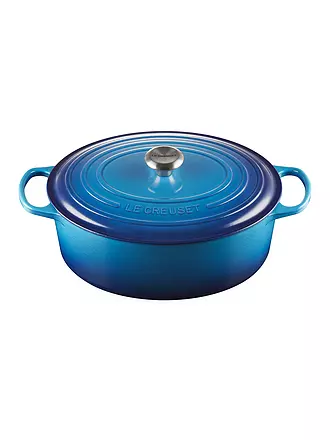 LE CREUSET | Bräter oval 33cm/7,5l SIGNATURE Azure | 