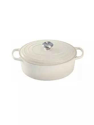 LE CREUSET | Bräter oval SIGNATURE 31cm Nectar | creme