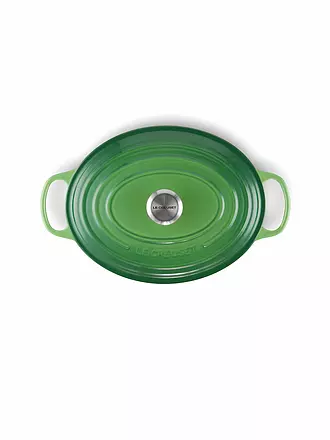LE CREUSET | Bräter oval Signature 31cm Meringue | grün