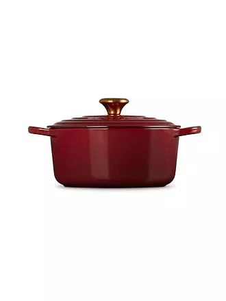 LE CREUSET | Bräter rund SIGNATURE 24cm/3,3l Nectar | dunkelrot