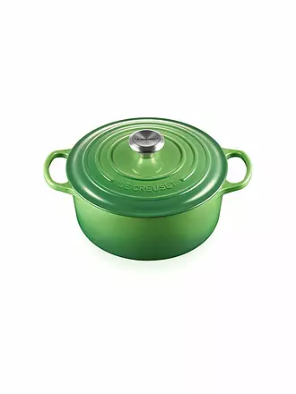 LE CREUSET | Bräter rund Signature 24cm/4,2l Bamboo Green | grün