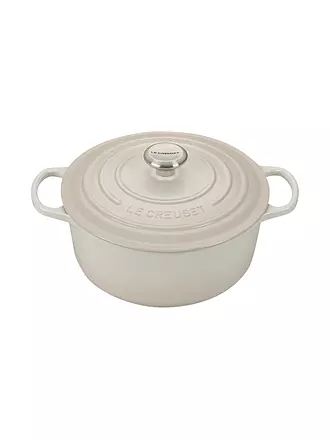 LE CREUSET | Bräter rund Signature 26cm Meringue | grau