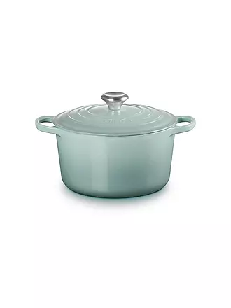 LE CREUSET | Bräter rund hoch SIGNATURE 24cm Meringue | hellgrau