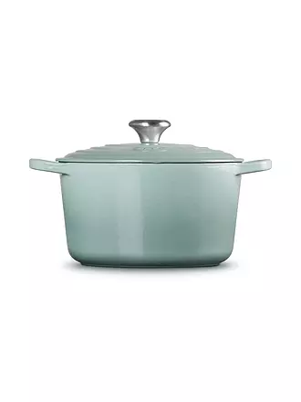LE CREUSET | Bräter rund hoch SIGNATURE 24cm Meringue | hellgrau