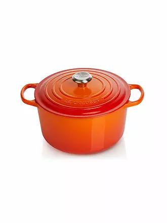 LE CREUSET | Bräter rund hoch SIGNATURE Sea Salt | orange