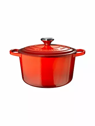 LE CREUSET | Bräter rund hoch SIGNATURE Sea Salt | orange